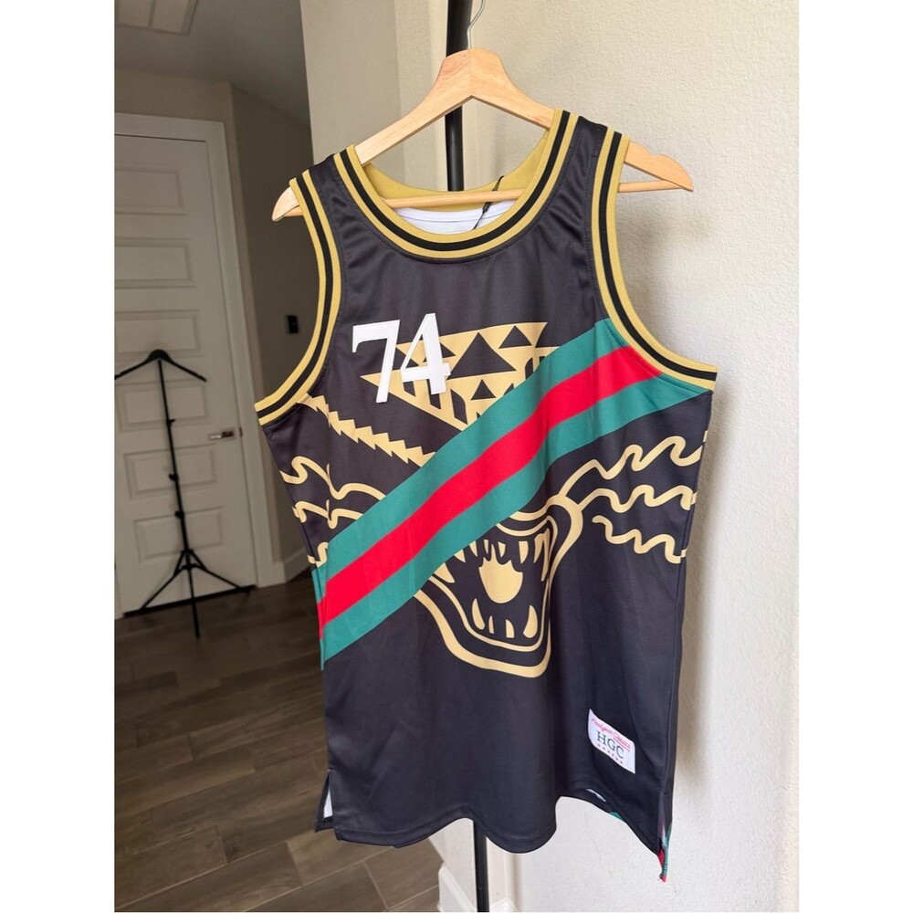 Headgear Classics x TI$A Vision Taz Arnold #74 Tiger Basketball Jersey NWT L